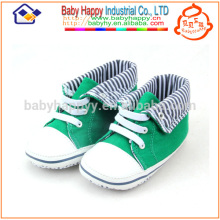 Low price baby shoes green casusal canvas shoes toddler baby fabric shoes